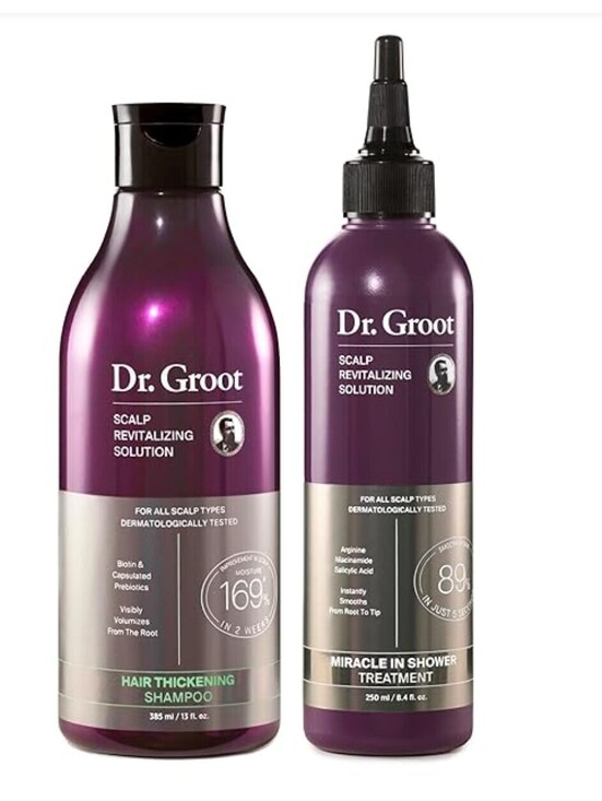 Other - Dr. Groot Thickening Shampoo & Scalp Treatment Set for Hair Loss